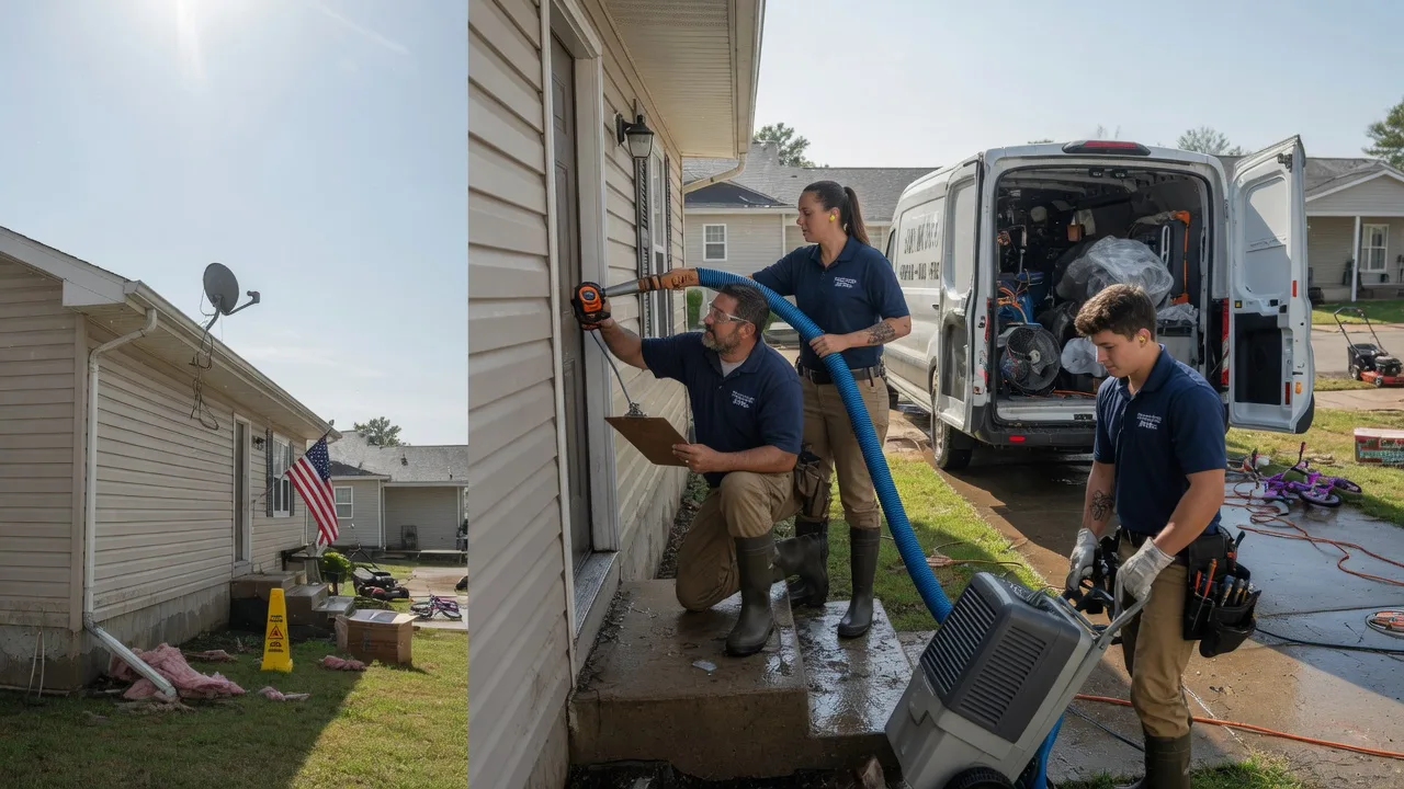 Ceiling Water Damage Restoration in Ames, IA near me